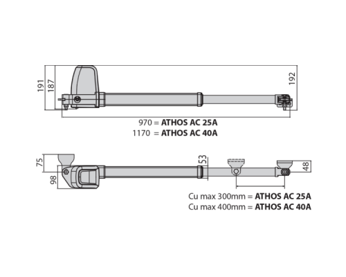BFT ATHOS AC A25 R