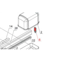 BS806.6 Заглушка стріли задня