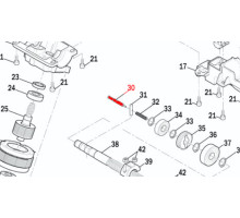 RS512 Штифт(палець) розблокування 7*54 [R20.32]