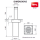 Боллард BFT STOPPY B 200/700