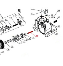 HUSKY.30 Палець розблокування