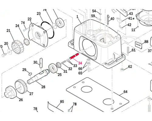 RS408 Палець розблокування H30/M30