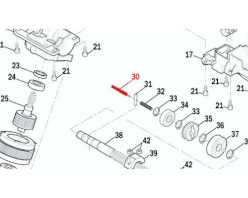 RS512 Штифт(палець) розблокування 7*54 [R20.32]